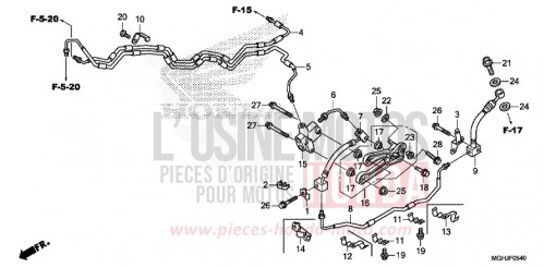 BRAKE HOSE VFR1200XJ de 2018